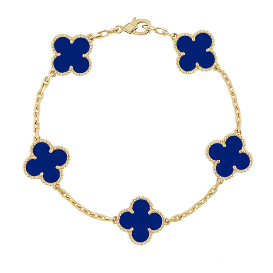 Clover Bracelet - Royal Blue